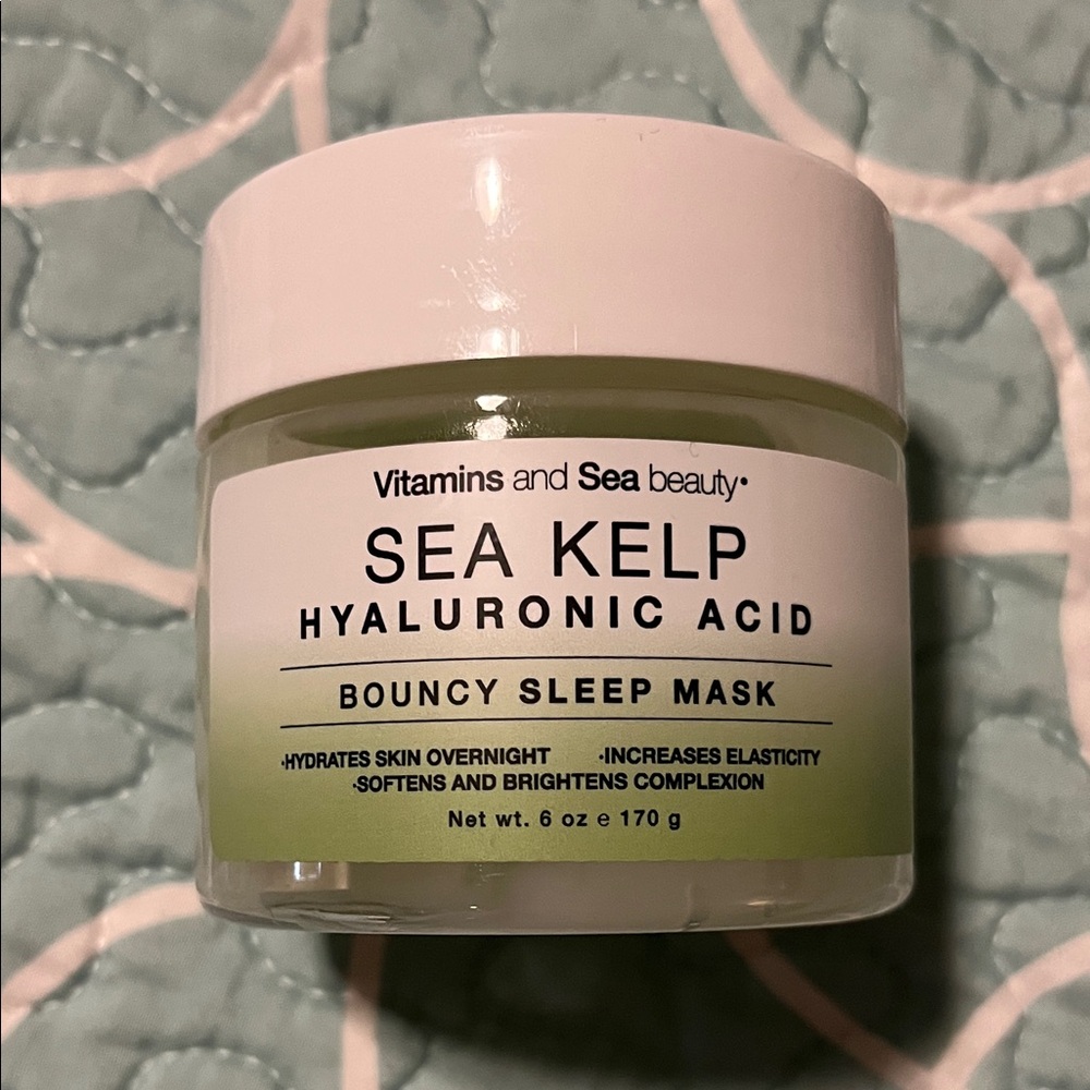 Sea Kelp Hyaluronic Acid Bouncy Sleep Mask, 6 oz
